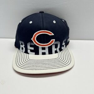 Chicago Bears Hat Cap Men's Blue Fitted Medium Reebok On Field Football NFL